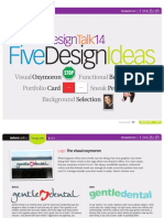 Design - Before & After - 0670 - Design Talk 14 - Five Design Ideas