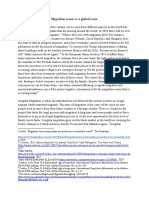 Migration Issues Is A Global Issue: World (Fifth Edition), New York, Oxford University, 201, P 215-239