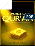 Memorizing the Qur An