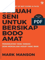 Sebuah Seni Untuk Bersikap Bodo Mark Manson