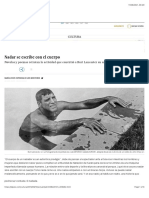 ARTÍCULO - Nadar Se Escribe Con El Cuerpo (El País)