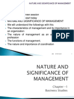 01 Nature and Significance of Management