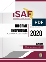 Informe Individual 2020 AUDITORIA DelDesempeño