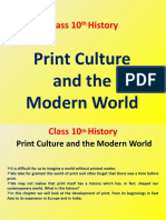 Class 10th History Print Culture and The Modern World