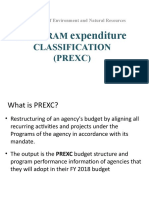 Program Classification (Prexc) : Department of Environment and Natural Resources