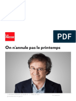 On N'annule Pas Le Printemps - La Presse