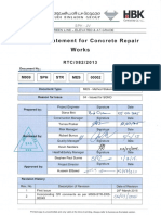 Method Statement for Concrete Repair Works