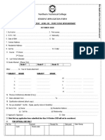NHTC 2025 Application Form | PDF | Identity Document