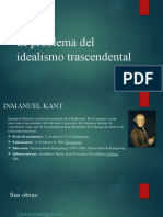 El problema del idealismo trascendental según Kant