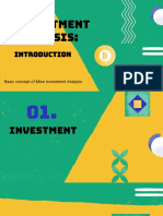 I Basic Concept of Mine Investment Analysis