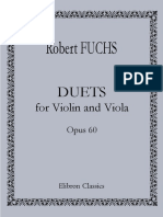 Fuchs - 12 Duos Op.60 para Violin y Viola (Partes)