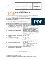 Convocatoria Al Proceso de Elecciones Del CSST HC