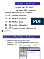 MATLAB Practice - Exercises