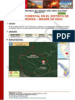 Reporte Complementario #1644 06ago2019 Incendio Forestal en El Distrito de Las Piedras Madre de Dios 01