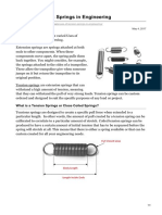 Uses of Tension Springs in Engineering