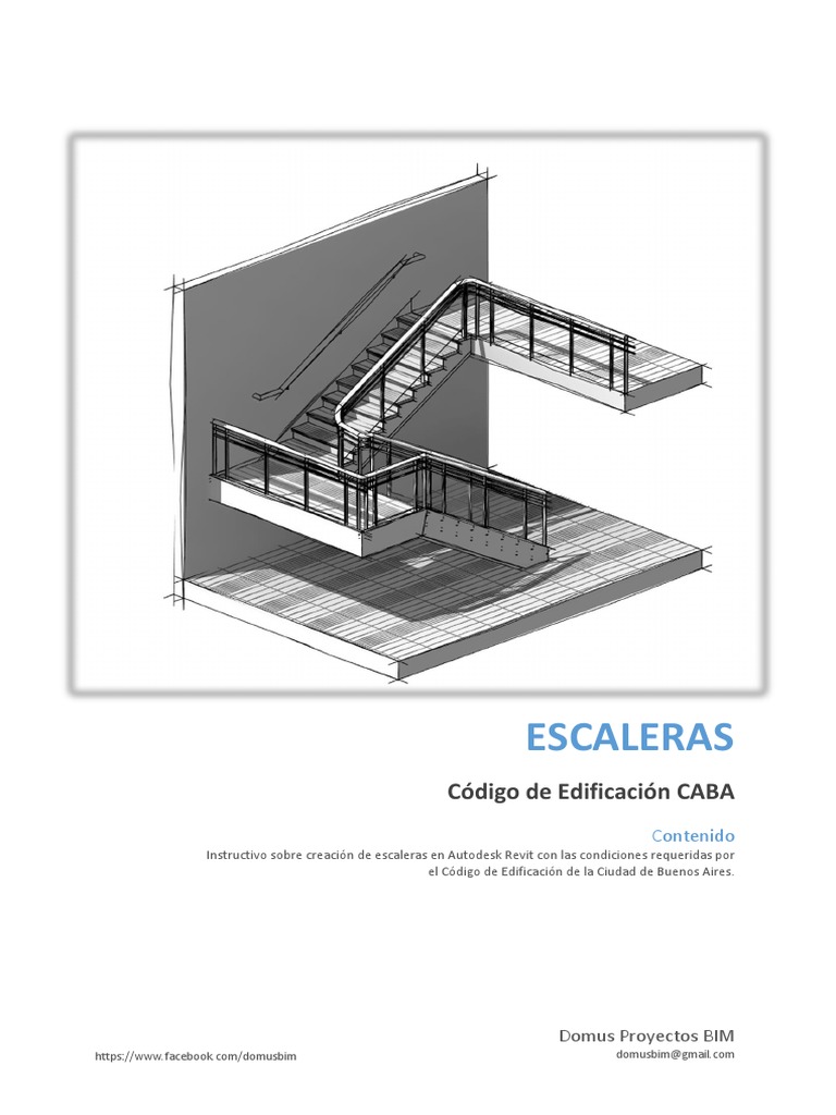 Escaleras Revit según Código CABA | PDF | Autodesk Revit, image size:768x1024