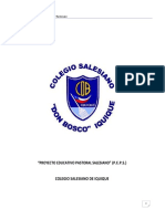 Proyecto Educativo Pastoral Salesiano Peps 2019 4.0