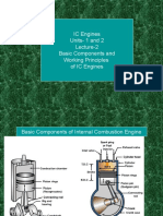 IC Engines Units-1 and 2 Lecture-2 Basic Components and Working Principles of IC Engines