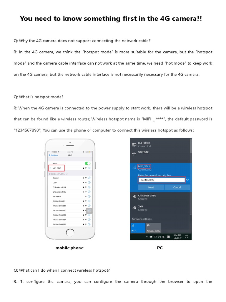Understanding 4G Camera Hotspot Features | PDF | Wi Fi | Wireless