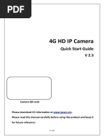 Quick Start Guide of 4G HD IP Camera