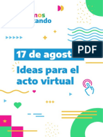 Ideas para El Acto Virtual 17 de Agosto