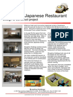 Hosokawa Japanese Restaurant: Design & Construct Project