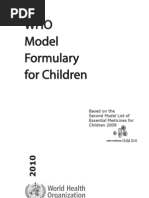 Download WHO-model list Children_2010 by Frankie Heart SN52241014 doc pdf