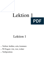 Lektion 1