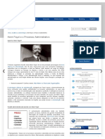 Henri Fayol e o Processo Administrativo - Portal Administração