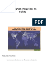 Tema 3 Recursos Energéticos en Bolivia