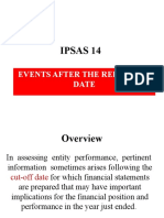 IPSAS 14 Events After Reporting
