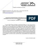 Anexo Vii - Modelo de Declaração de Responsabilidade, De Inexistência de Fatos Impeditivos