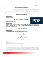 Resolución de Ejercicios: Semana 4