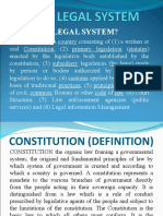 Ghana Legal System (Constitution)