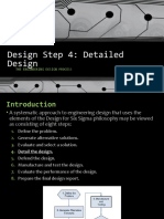 Design Step 4: Detailed Design: The Engineering Design Process