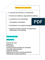 9 y 10 Abril 1ra Declaración Función Juez y Defensa