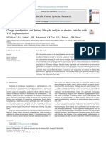 Charge Coordination and Battery Lifecycle Analysis of Electric Vehicles With V2G Implementation