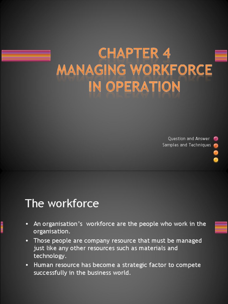 Workforce Management Strategies Explained | PDF | Employment | Labour ...
