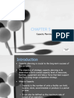 CHAPTER 5 - Capacity Planning and Location