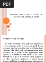 10 Essential Workplace Safety Rules | PDF | Occupational Safety And ...
