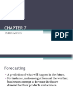CHAPTER 7 - Forecasting