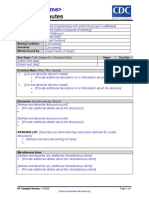 CDC UP Meeting Minutes Template