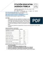 Lectura: Tabla de Valores de Coeficientes