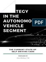 Strategy in The Autonomous Vehicle Segment