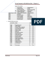 GB255: Sage 50 Set Up Company With Skeleton Data - Chapter 4