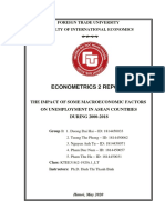 Group 1 Econometrics Report