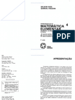 Fundamentos de Matematica Elementar Volume 4 Sequencias Matrizes Determinantes e Sistemas