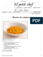 Risotto de Calabaza