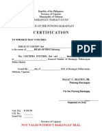 Certification Hog & Cattle