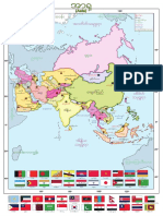 Asia Map Burmese Version